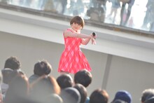 2月28日にららぽーと豊洲で行われた武藤彩未「I-POP」発売記念フリーライブ2回目の様子の様子。