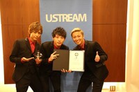 「Ustream大賞2014」7位は「Da-iCE」。