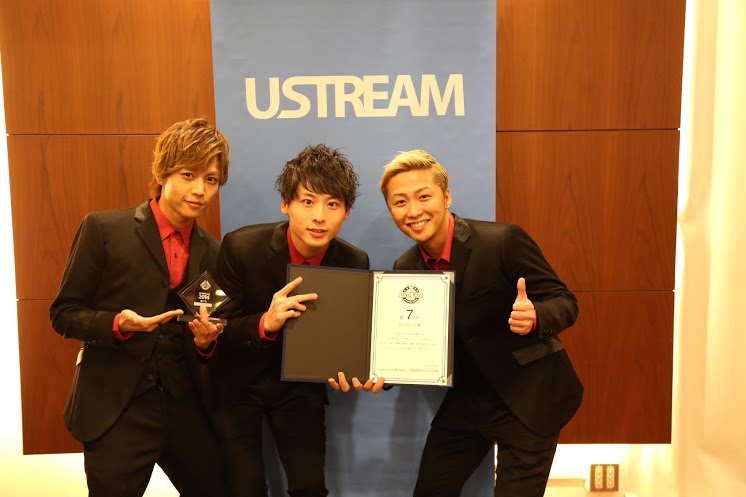 「Ustream大賞2014」7位は「Da-iCE」。