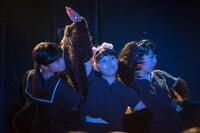 左からカイ、美月柚香、宇佐美萌。