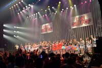 「LiVE GiRLPOP Vol.4 ～Wonderful～」出演アーティストによるMCの様子。