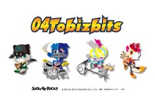 04 Limited Sazabysメンバーをイメージしたキャラクターバンド・04Tobizbits。