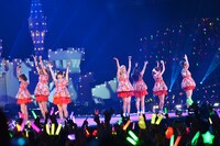 Berryz工房によるラストコンサートの様子。