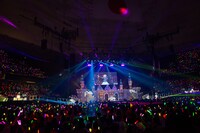 Berryz工房によるラストコンサートの様子。