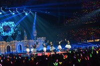 Berryz工房によるラストコンサートの様子。