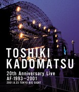 角松敏生「TOSHIKI KADOMATSU 20th Anniversary Live AF-1993～2001 -2001.8.23 東京ビッグサイト西屋外展示場-」ジャケット