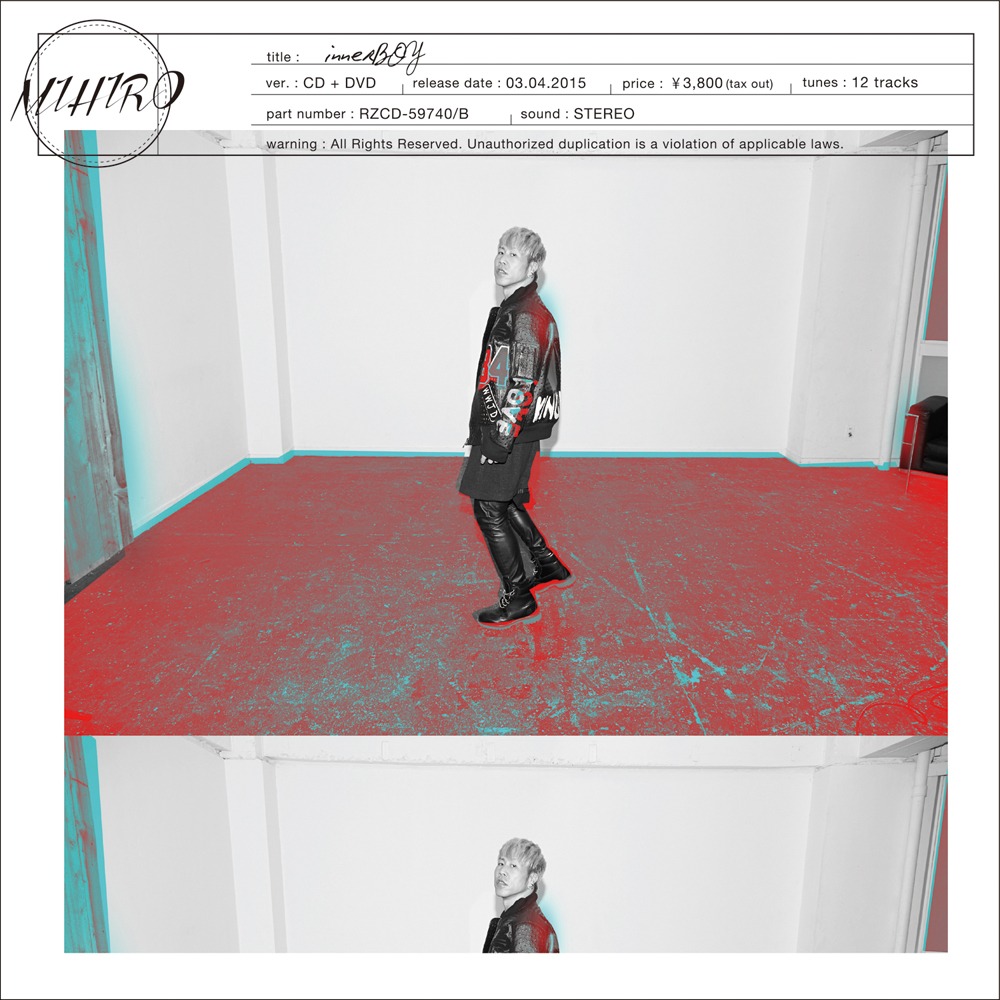 MIHIRO～マイロ～「innerBOY」CD+DVD盤ジャケット