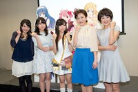 「VENUS PROJECT」発表会に出演した根本流風、田辺留依、姫崎愛未、生稲晃子、新田恵利。 (c)GALAT (c)GALAT / FormuraVenus実行委員会
