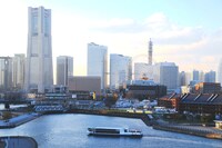 神奈川・横浜港の景色。