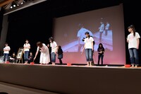 「書の授業2」1時限目の様子。