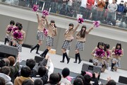 さくら学院「仰げば尊し ～from さくら学院 2014～」発売記念フリーライブの様子。