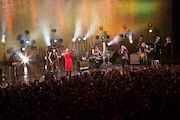 a flood of circle「AFOC Tour "Golden Time Rock'n'Roll Show"」東京・EX THEATER ROPPONGI公演の模様。(Photo by Yuki Shimbo)