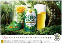 「サッポロ グリーンアロマ」ポスター