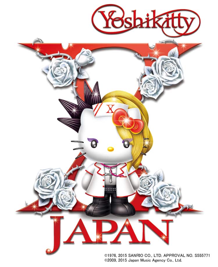 YOSHIKI×ハローキティに新展開、白衣まとった「ナースバージョン」登場 