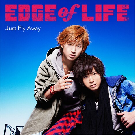 EDGE of LIFE「Just Fly Away」CD盤ジャケット