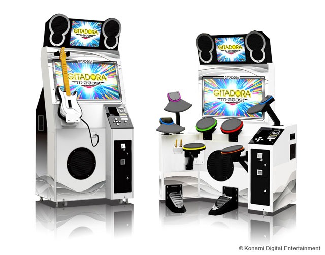 コナミ「GITADORA」新筐体イメージ