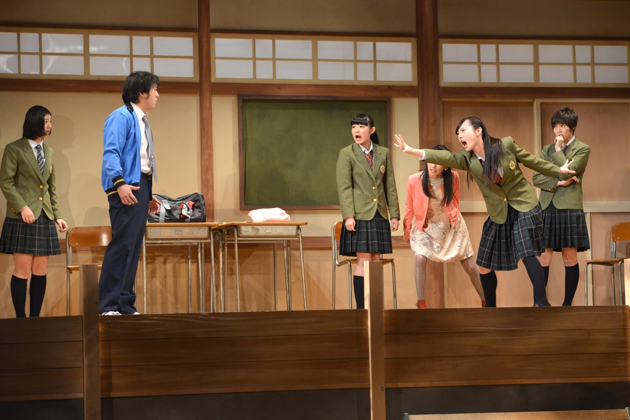 「シアターシュリンプ 第一回公演 エクストラショットノンホイップキャラメルプディングマキアート」ゲネプロの様子。