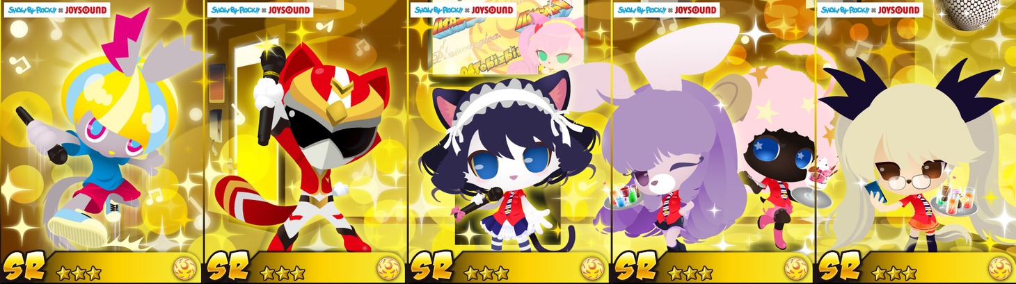 「歌えSHOW BY ROCK!!」キャンペーン応募者全員にプレゼントされる限定ブロマイド。