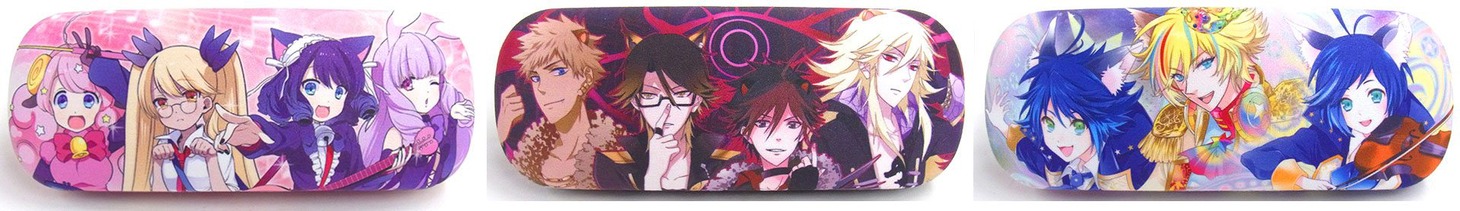 「SHOW BY ROCK!!フェア」で販売される「メガネケース」。