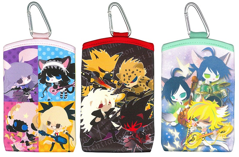 「SHOW BY ROCK!!フェア」で販売される「モバイルポーチ」。