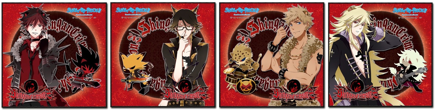 「SHOW BY ROCK!!フェア」で販売される「マイクロファイバータオル」。
