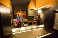 「super heroine」レコーディングの様子。