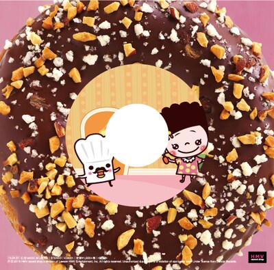 私立恵比寿中学 / 廣田あいか「たまこちゃんとコックボー」ドーナツ盤ジャケット裏面 (c)「たまこちゃんとコックボー」製作委員会