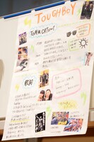 磯野莉音が用意してきたTOM☆CAT「TOUGH BOY」の資料。