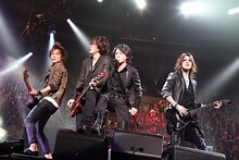 「LUNA SEA 25th ANNIVERSARY LIVE TOUR THE LUNATIC -A Liberated Will-」大阪城ホール公演の様子。