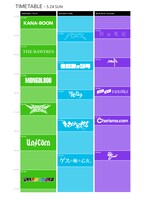 「TOKYO METROPOLITAN ROCK FESTIVAL 2015」5月24日タイムテーブル