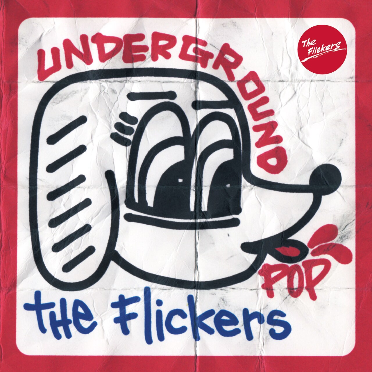 The Flickers「UNDERGROUND POP」CD+DVD盤ジャケット