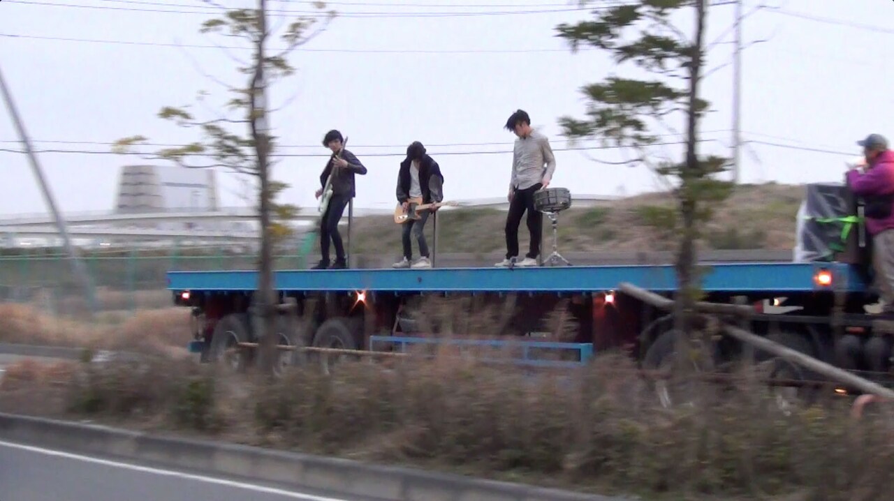 The Flickers「nova」ビデオクリップ撮影の様子。