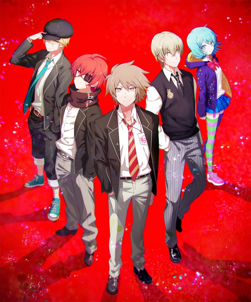 V.A.「EXIT TUNES ACADEMY BEST 5」ジャケットイラスト