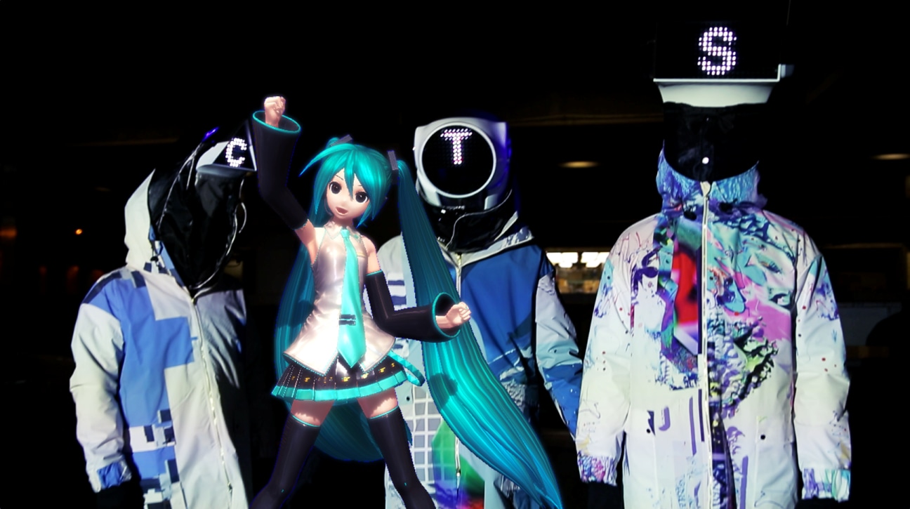 CTS feat. 初音ミク「千本桜」ビデオクリップのワンシーン。