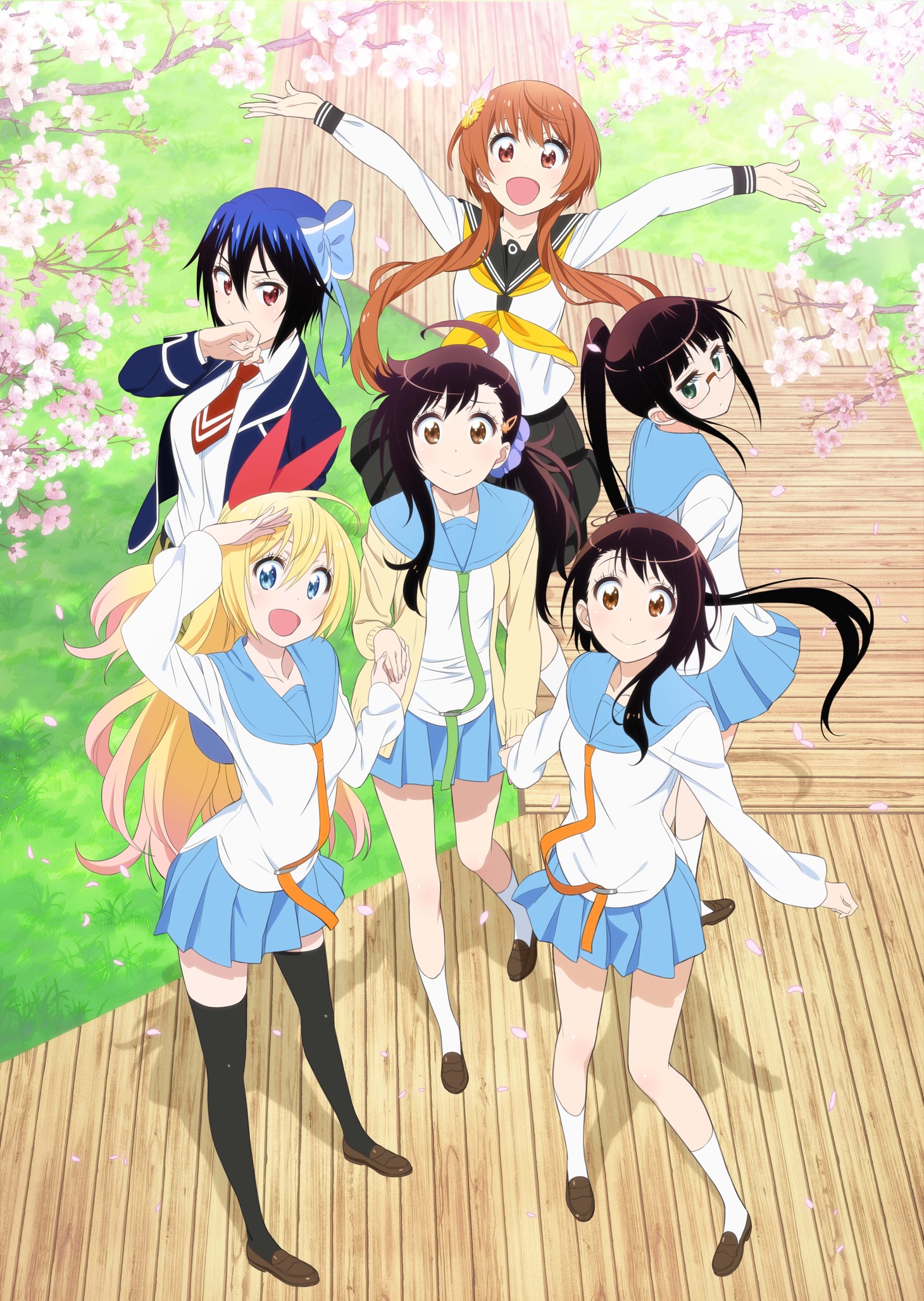 「ニセコイ:」キービジュアル （c）古味直志／集英社・アニプレックス・シャフト・MBS
