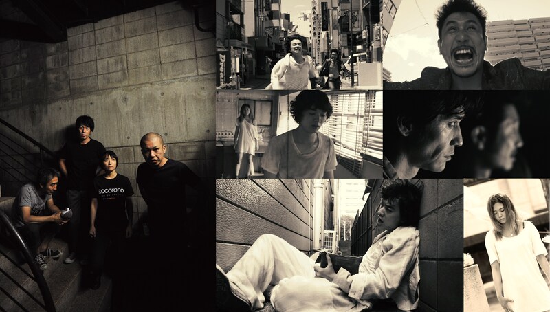 左がbloodthirsty butchers、右が映画「ソレダケ / that’s it」の登場シーン。(c)2015 soredake film partners. All Rights Reserved.