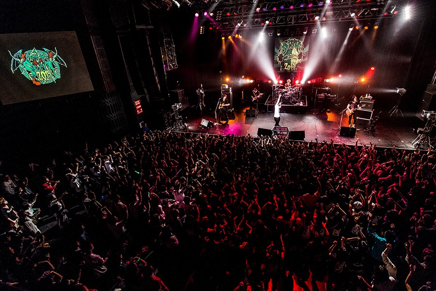 3月14日に東京・TSUTAYA O-EASTにて行われた「ちゃんげろソニック2015」の様子。