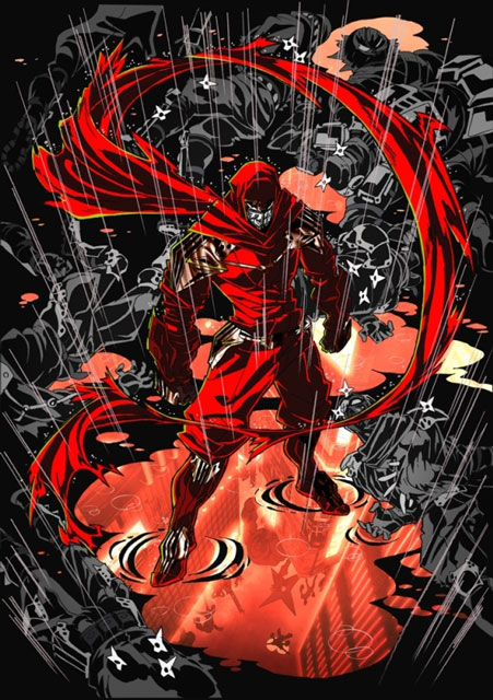 「ニンジャスレイヤー フロム アニメイシヨン」キービジュアル(c)Ninj@ Entertainment / Ninj@ Conspiracy