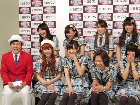 「BSフジ×SKE48 ～神対測定～」の収録の様子。(c)BSフジ