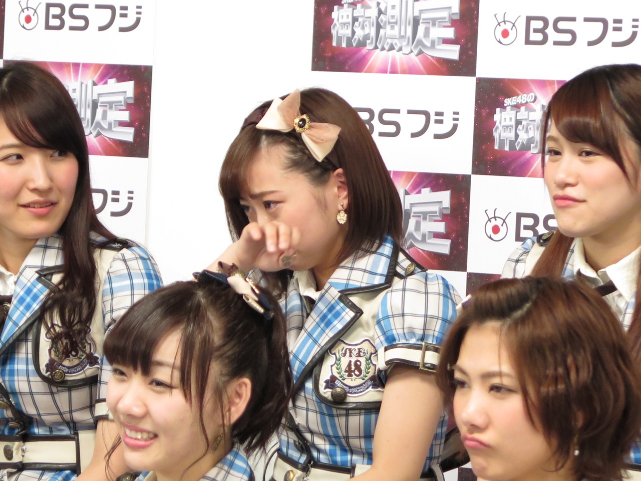 「BSフジ×SKE48 ～神対測定～」の収録の様子。(c)BSフジ