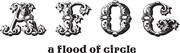 a flood of circle ロゴ