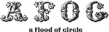 a flood of circle ロゴ