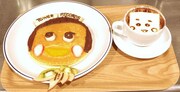 三戸なつめとTOWER RECORDS CAFE 表参道店のコラボメニュー「オレとなつめのお好ドラ物語」。