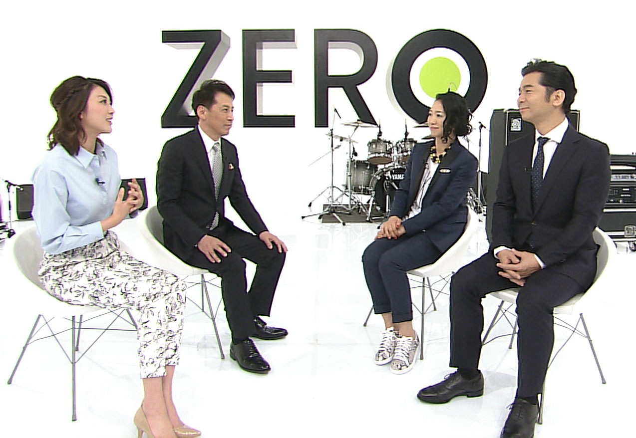「NEWS ZERO」での対談の様子。