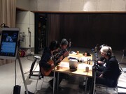 「金木犀とオレンジ」制作の様子。