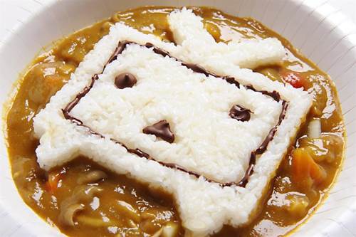 おなじみのニコニコキャラ・テレビちゃんをかたどった「テレビちゃんカレー」は「超フードコート」で販売。