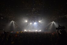 グッドモーニングアメリカ「inトーキョーシティツアー2014-2015」2015年3月22日の東京・Zepp Tokyo公演の様子。（Photo by Sachie hamaya）