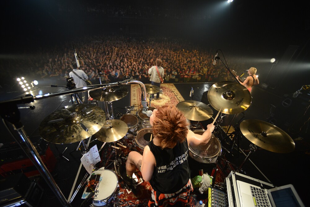 グッドモーニングアメリカ「inトーキョーシティツアー2014-2015」2015年3月22日の東京・Zepp Tokyo公演の様子。（Photo by Sachie hamaya）