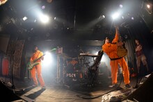POLYSICS「Zher the ZOO YOYOGI 10th Anniversary～Live Goes On ! ～フラゲなぼくら 代々木で、胸キュン。」の様子。（Photo by Yukitaka Amemiya）