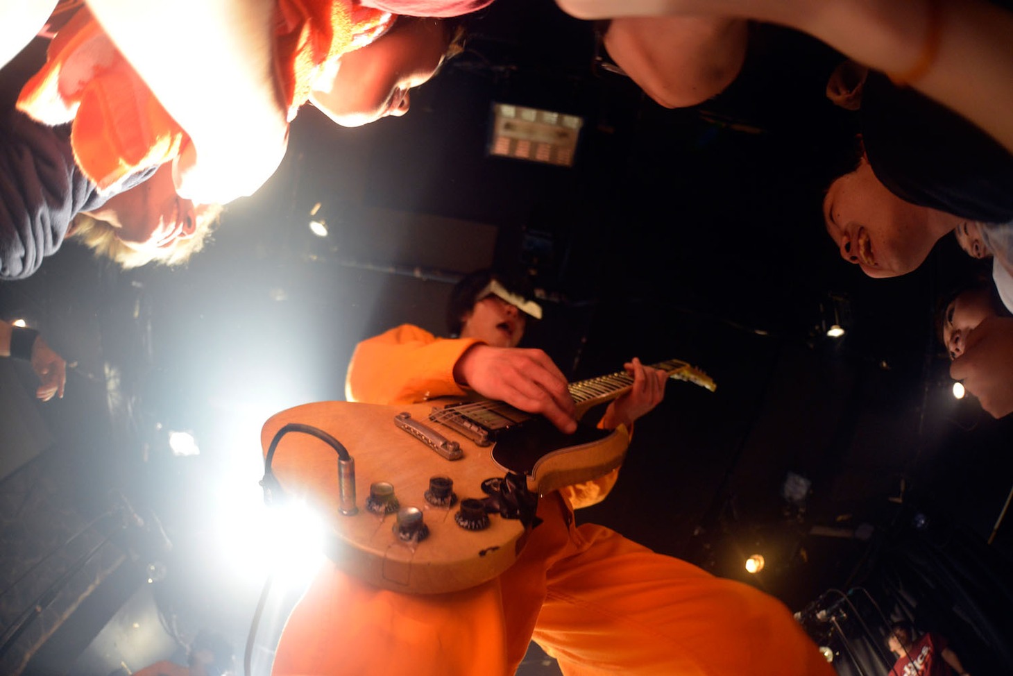 POLYSICS「Zher the ZOO YOYOGI 10th Anniversary～Live Goes On ! ～フラゲなぼくら 代々木で、胸キュン。」の様子。（Photo by Yukitaka Amemiya）